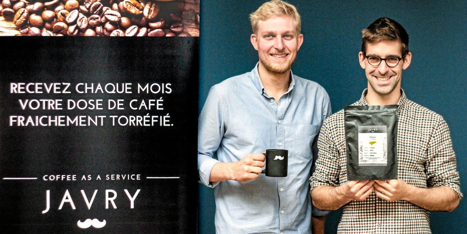 Javry propulse son café par voile dans les entreprises françaises